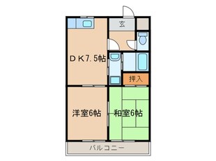 メゾン寺沢の物件間取画像